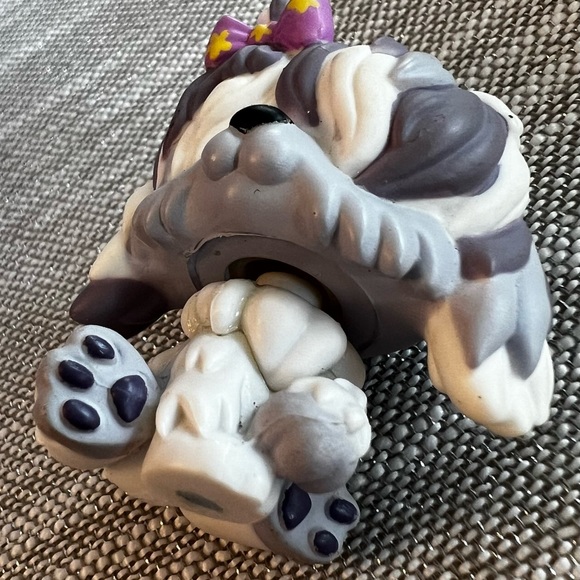 AUTHENTIC Littlest Pet Shop #465 #466 Shaggy Sheepdog Dog White 2007 Hasbro LPS - Picture 9 of 10